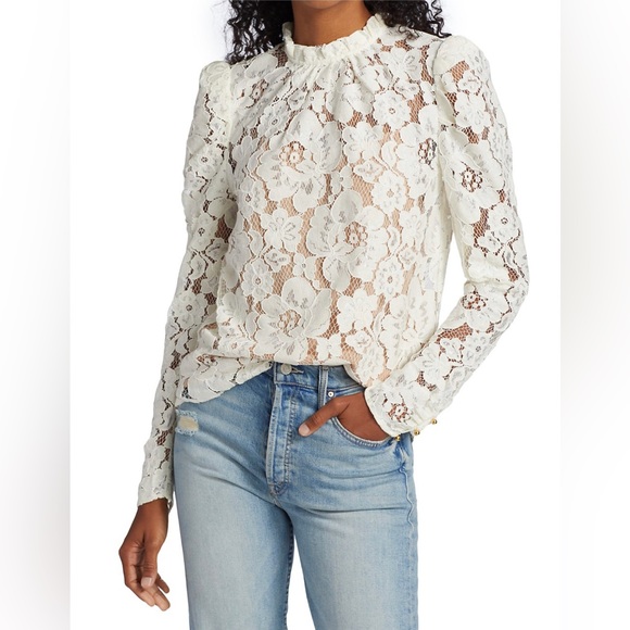 Wayf Tops - Lace Blouse